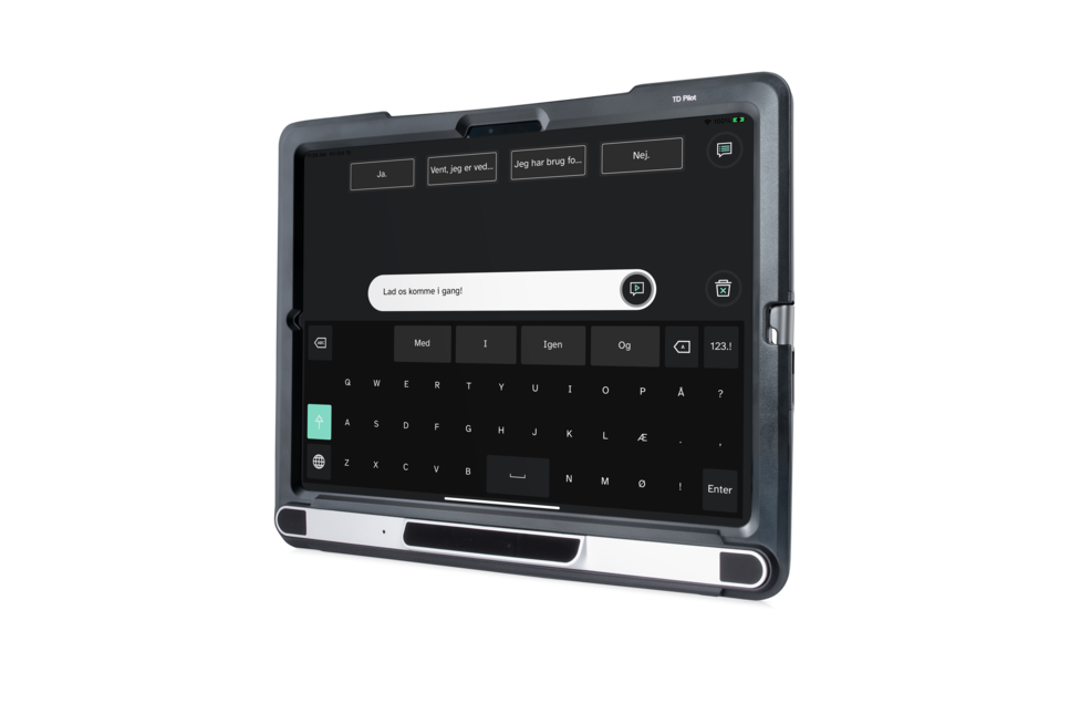 Tobii Dynavox TD Pilot-enhed med TD Talk