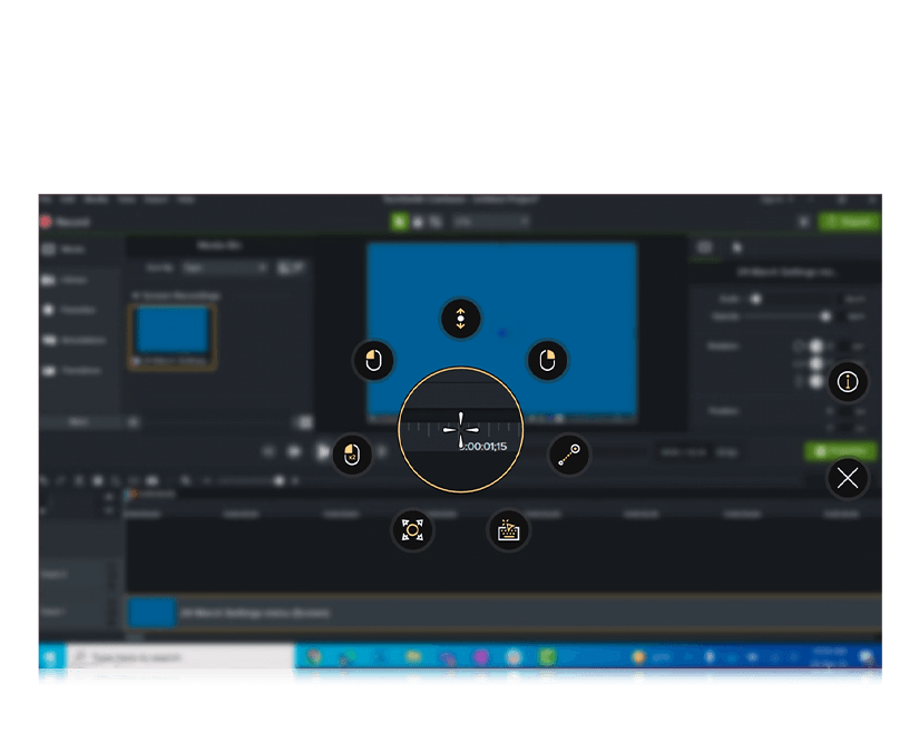 Tobii Dynavox TD Control, som bruges til at redigere video i Camtasia