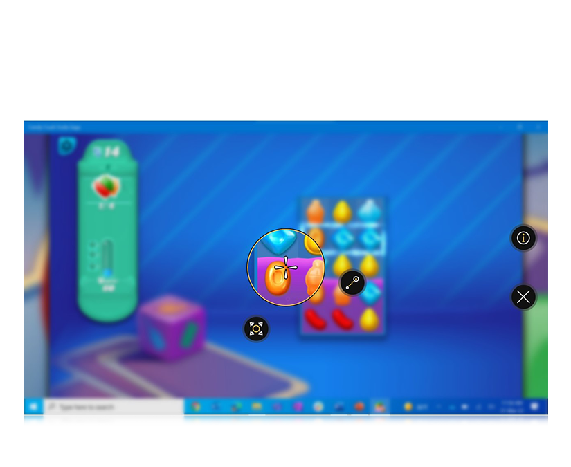 Tobii Dynavox TD Control, som bruges til at spille Candy Crush