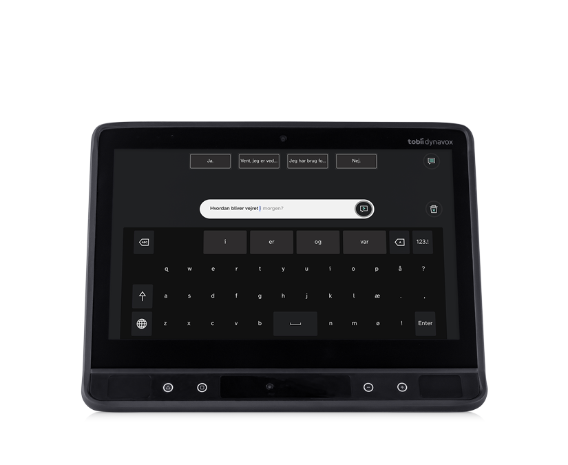 Tobii Dynavox TD I-13 AAC-enhed set forfra med TD Talk