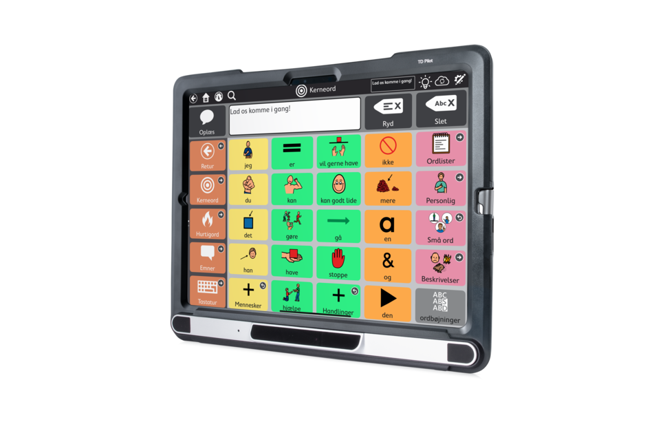 Tobii Dynavox TD Pilot-enhed med TD Snap