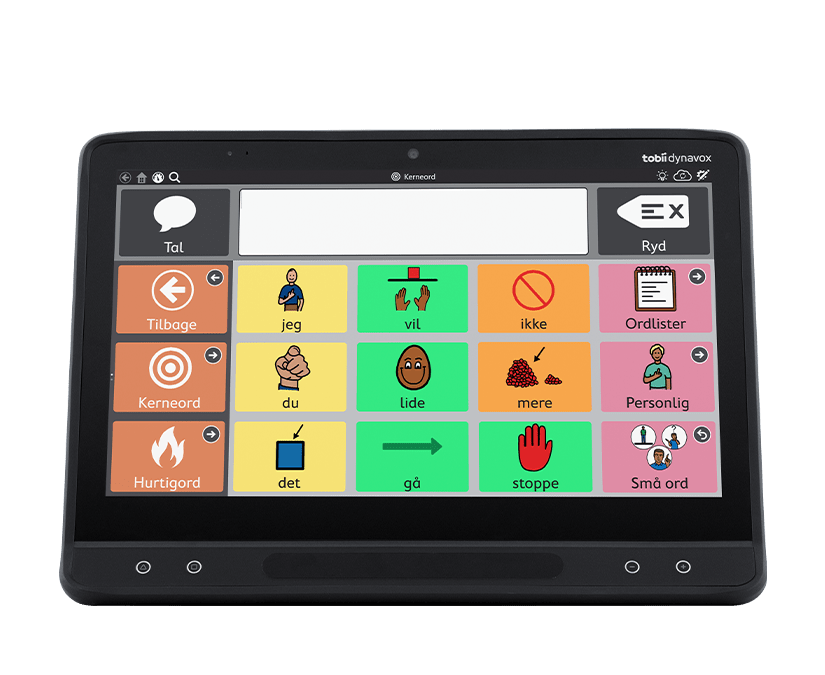 Tobii Dynavox TD Snap: ASK-software på I-Series med Core First-sidesæt